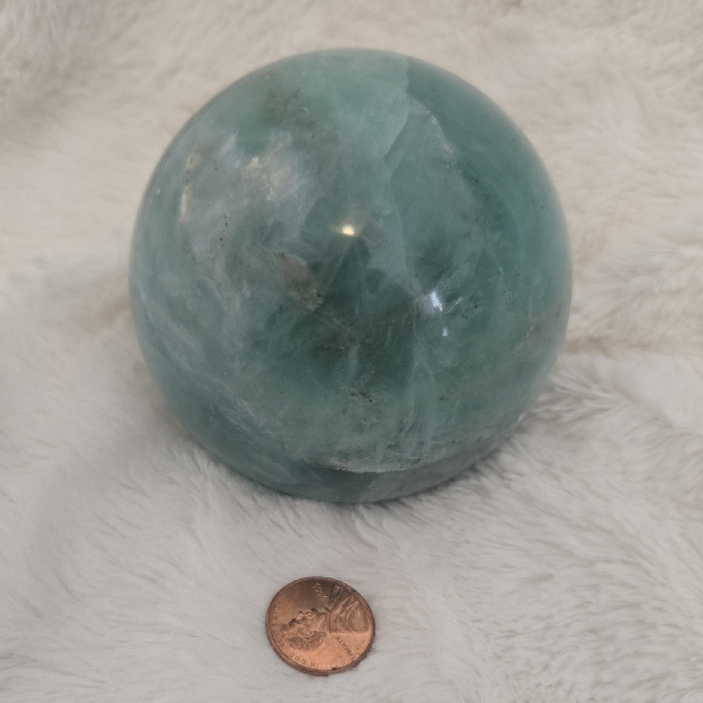 Baja Fluorite Crystal Sphere